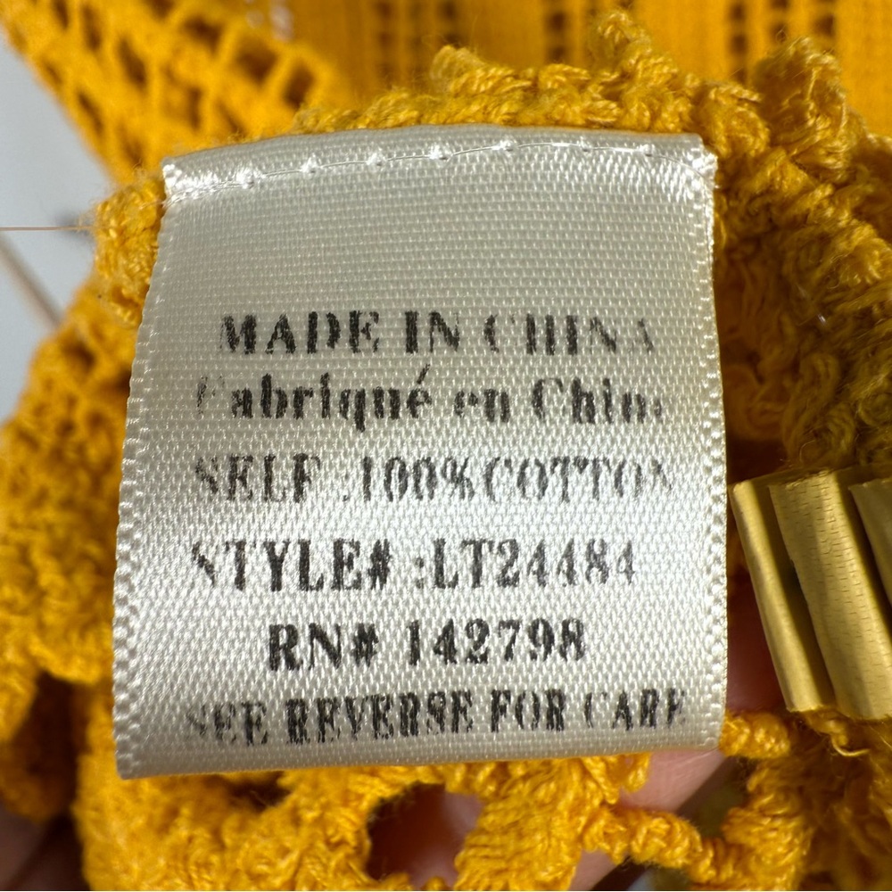 Love Riche Gold Ribbed‎ Cropped Tank Top - Picture 5 of 7